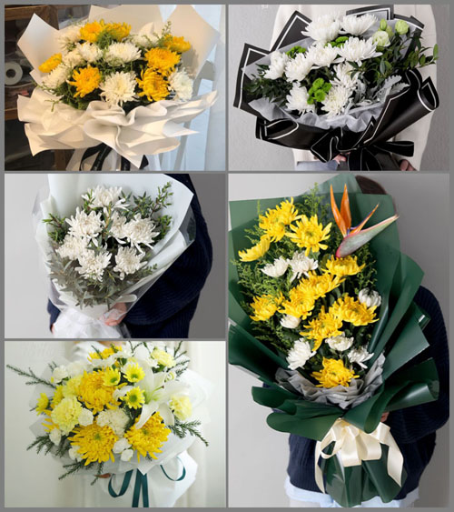 江苏连云港赣榆区塔山镇白事花束代送